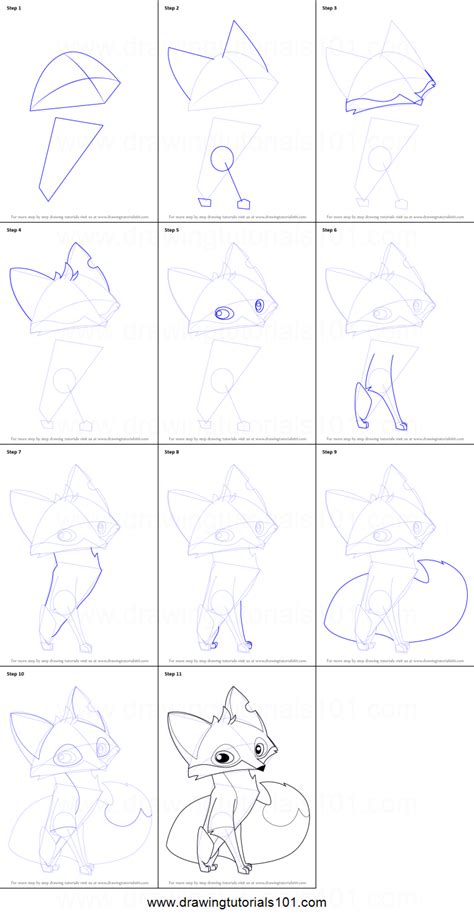 If a hair or fur fiber is attached to the animal skin, it is covered by the fur rules. How to Draw Fox from Animal Jam printable step by step drawing sheet : DrawingTutorials101.com