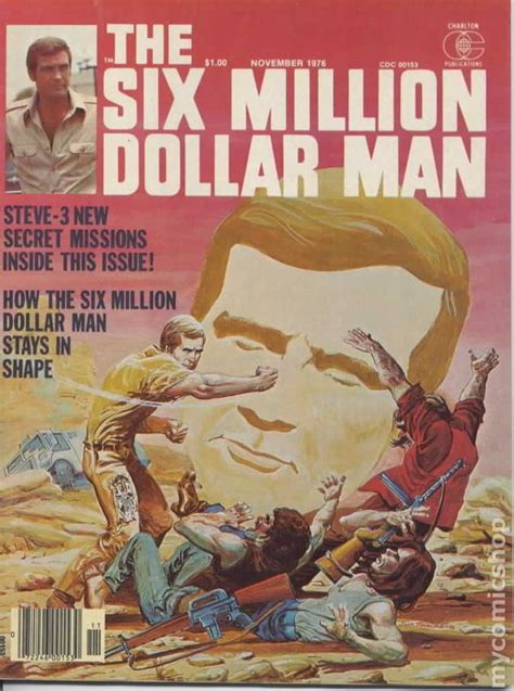 Six Million Dollar Man 1976 Magazine Comic Books