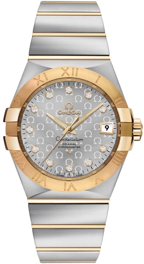 12320352052004 Omega Constellation Mens Gold And Steel