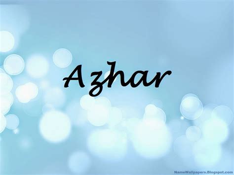 Azhar Name Wallpapers Azhar ~ Name Wallpaper Urdu Name Meaning Name Images Logo Signature