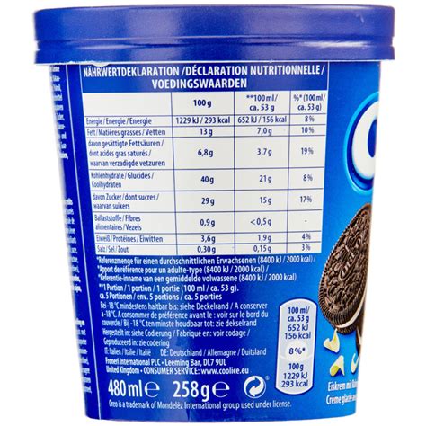 Buy Oreo Cookie Ice Cream 480ml Cheaply Coopch