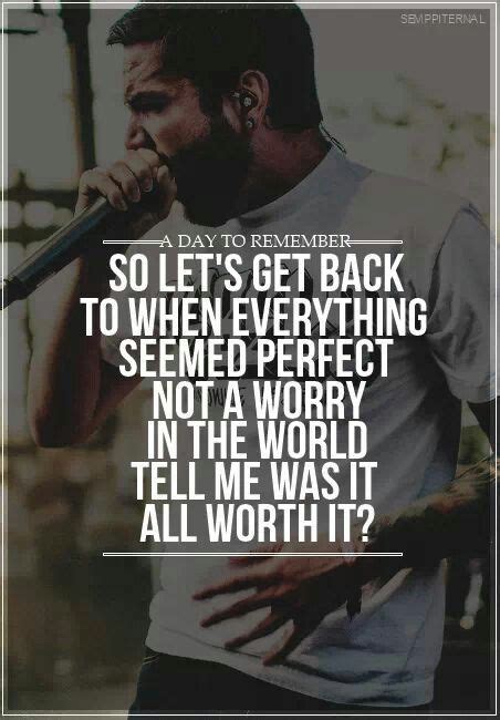 Pin By Danica Helton On Married To The Music Remember Lyrics Adtr
