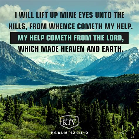 kjv verse of the day psalm 121 1 2