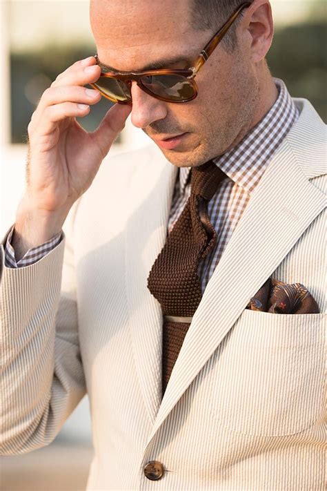 How To Wear A Tie Bar He Spoke Style Seersucker Suit Wedding Suits