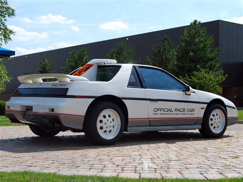 Pontiac Fiero Pace Car For The 68th Indianapolis 500 In 1984 My 1987
