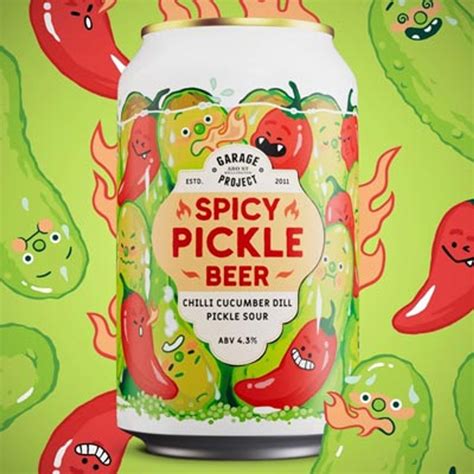 Buy Garage Project Spicy Pickle Beer 330ml Can In Australia Beer Cartel