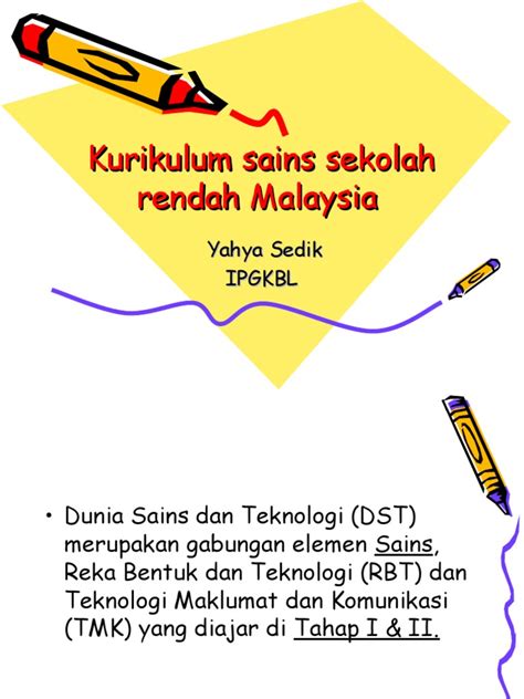 Kurikulum sains sekolah rendah malaysia.ppt. Kurikulum sains sekolah rendah Malaysia.ppt