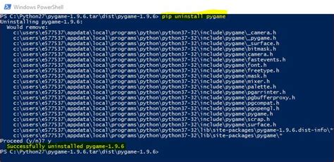 Simple Steps To Install Uninstall Pygame On Windows Using Pip Hot Sex