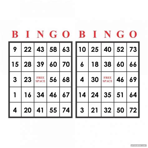 100 free printable bingo cards; Printable Number Bingo Cards | Printable Bingo Cards