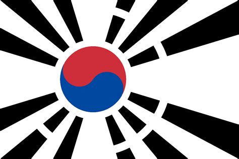 Flag Of South Korea As Japans Rising Sun Flag Rvexillology