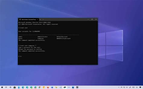 How To Change Account Password Using Command Prompt On Windows 10