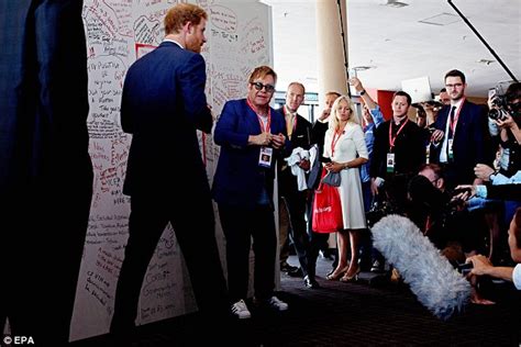 Prince Harry Joins Sir Elton John At An Aids Conference In South Africa