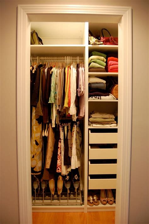 Don't have an unused room? Furniture Amazing Small Walk Closet Design Idea White - Decoratorist - #121839