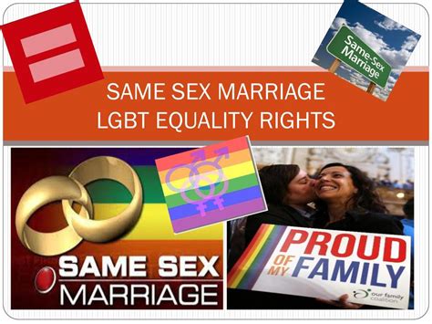 Same Sex Marriage Lgbt Equality Rights Ppt Download