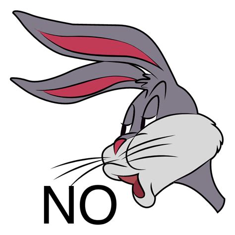 You can install this wallpaper. Bugs Bunny's No Meme | Bugs bunny cartoons, Bugs bunny ...