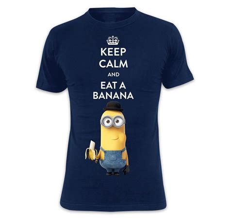 Despicable Me T Shirt Keep Calm And Eat A Banana Tim Hier Bei