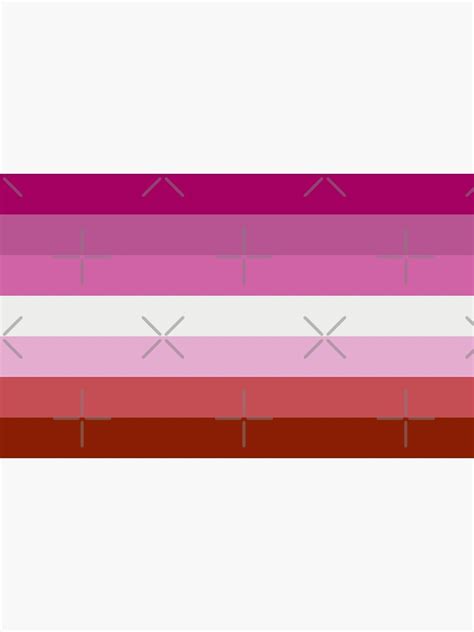 Lesbian Pride Flag Poster For Sale By Skr0201 Redbubble