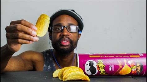 Asmr Eating Pringles Bbq Chips Asmr Ty Youtube