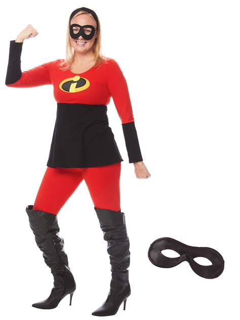 The Incredibles Mrs Incredible Womens Costume Kit Mrs Incredible Costumes For
