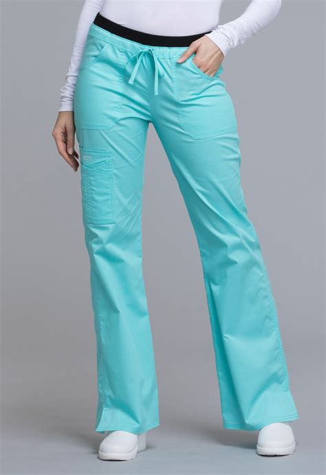 Cherokee Workwear Core Stretch Scrubs Pant For Women Low Rise
