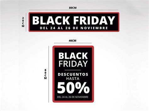 What Ro Pack For Lunch On Black Friday - Pack Vinilo Escaparate Black Friday | Carteles XXL - Impresión