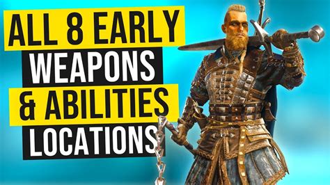 Assassin S Creed Valhalla All Weapons Abilities Early Locations