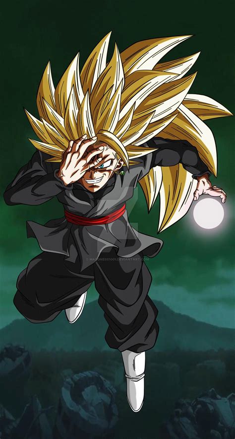 Majin Goku Black Ssj3 By Maddness1001 On Deviantart Dragon Ball Z