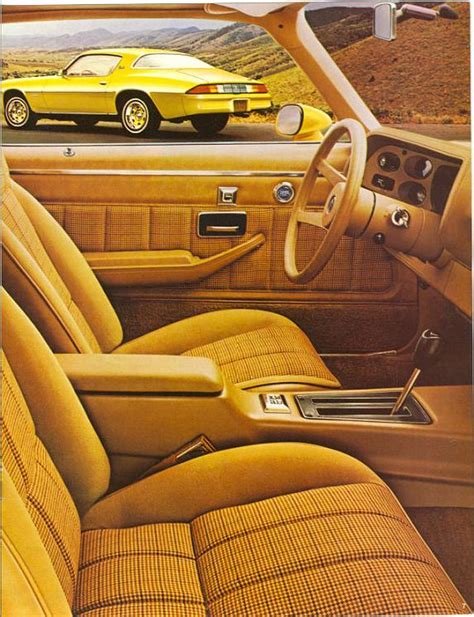 1978 Camaro Sales Brochure Type Lt