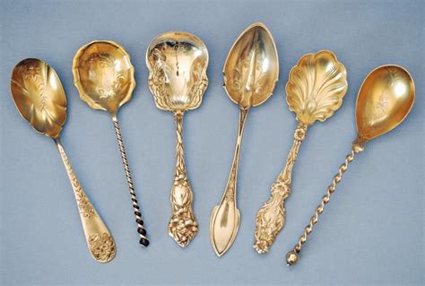 Vintage Spoon Set Dessert Spoons Nickel Silver Spoons Collectible Spoons Vintage Flatwarevintage