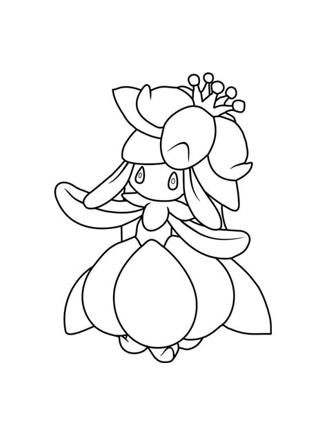 Lilligant Pokemon Coloring Page Download Print Or Color Online For Free