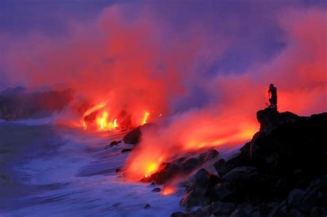 Spectaculaire Fotos Van Lava En Water Mixed Grill Nature Pictures