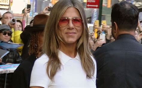 Jennifer Anistons In White Dress Louboutin Stiletto Sandals At ‘gma Footwear News