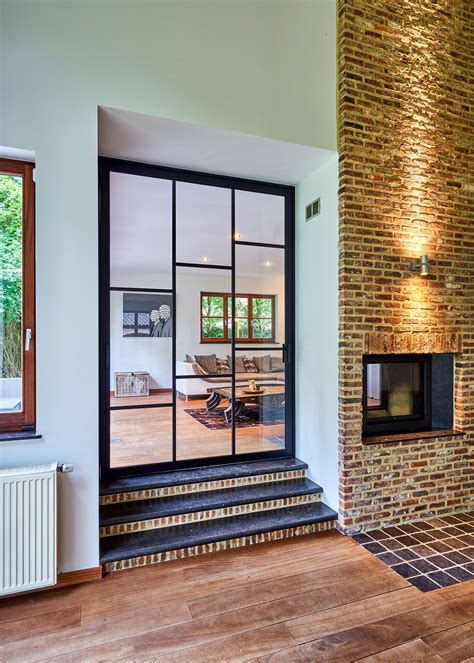 Concept moderne de porte en acier vitrée | Huis interieur, Home deco ...