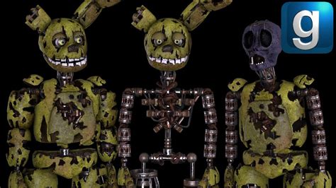 Gmod Fnaf Help Wanted Springtrap Without His Suit 4 Youtube
