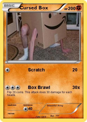 Pokémon Cursed Box 1 1 Scratch My Pokemon Card