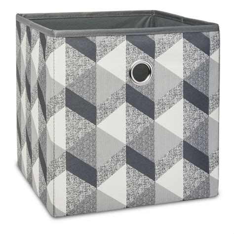 Mainstays Collapsible Fabric Cube Storage Bin 105 X 105 3d Geo