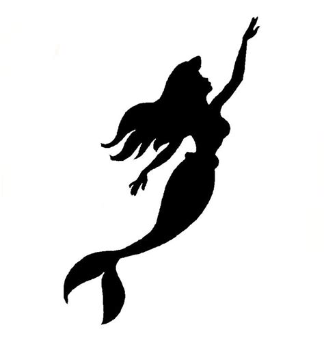 Download Little Mermaid Silhouette Clipart | Free download on ClipArtMag
