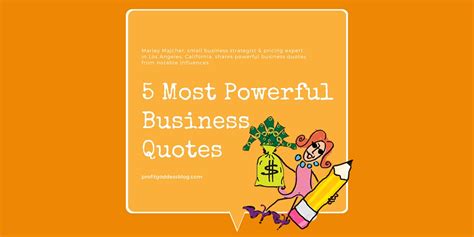 5 Most Powerful Business Quotes The Profit Goddess