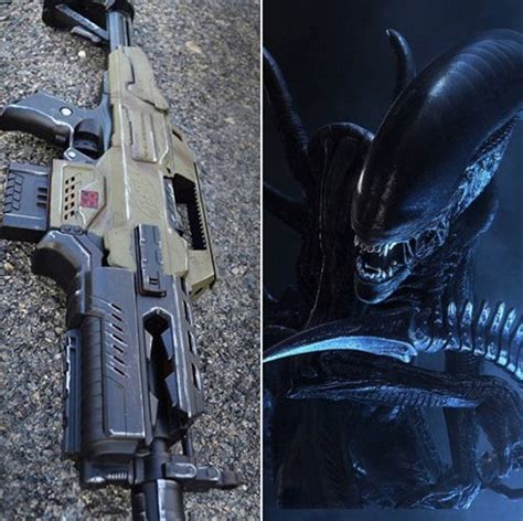 Alien Colonial Marines Pulse Rifle By Chrisinvictadesigns On Etsy