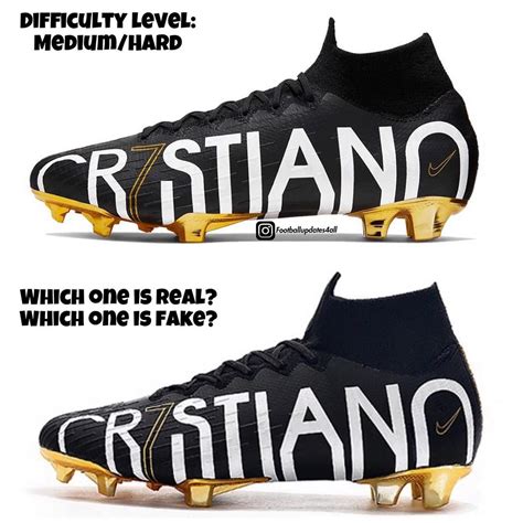 Fake Vs Real Football Boots Can You Spot The Fake Footy Headlines