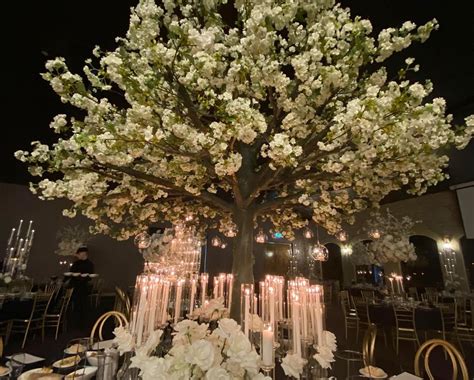 4m White Cherry Blossom Tree Harbourside Decorators