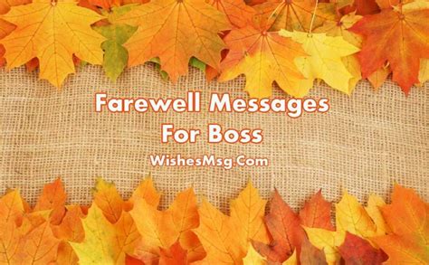 Find and save farewell memes | another word for goodbye that derives from the vikings, from the norwegian words: Farewell Message For Boss - Goodbye Quotes & Wishes ...