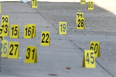 Crime Scene Evidence Photo Direction Evidence Markers Numbered 1 50