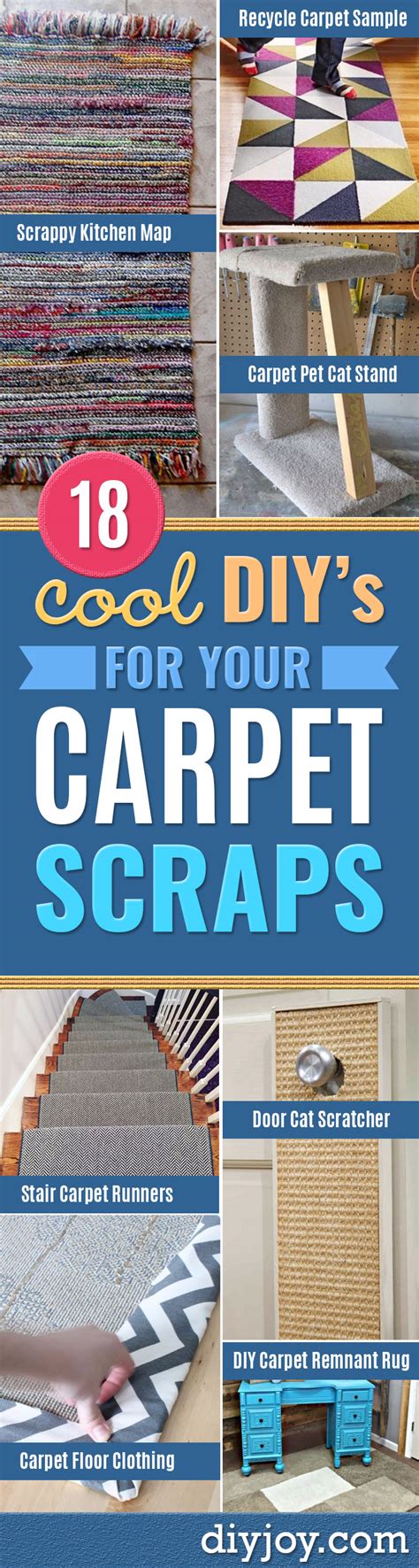 18 Diy Ideas For Leftover Carpet Scraps