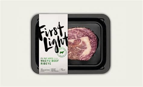 The Organic And Bold Packaging Of First Light Meat Dieline Design