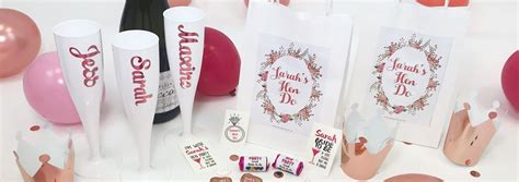 Personalised Hen Party Supplies L Customise Yours L Party Packs