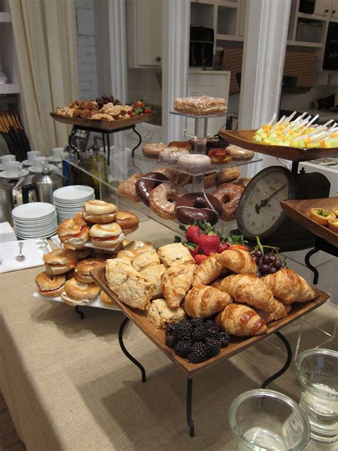 Both styles of dining are correct. Breakfast station-Mary Giuliani Catering & Events ...