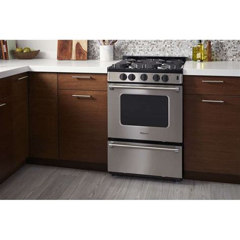 Whirlpool 24 Inch Freestanding Gas Range With Sealed Burners
