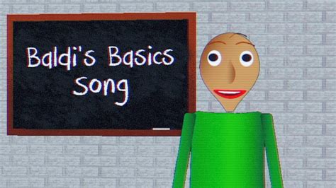Baldis Basics Musical Rap Song Youtube
