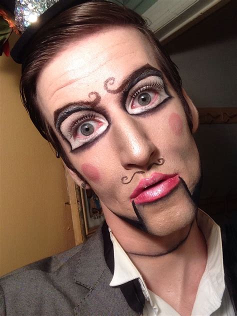 Ventriloquist Puppet Halloween Costume Makeup Male Makeup Sfx